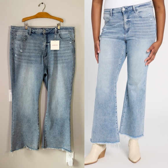 Vervet Denim - Lovervet Vervet Light Wash High Rise Flare Jeans Premium Stretch Denim